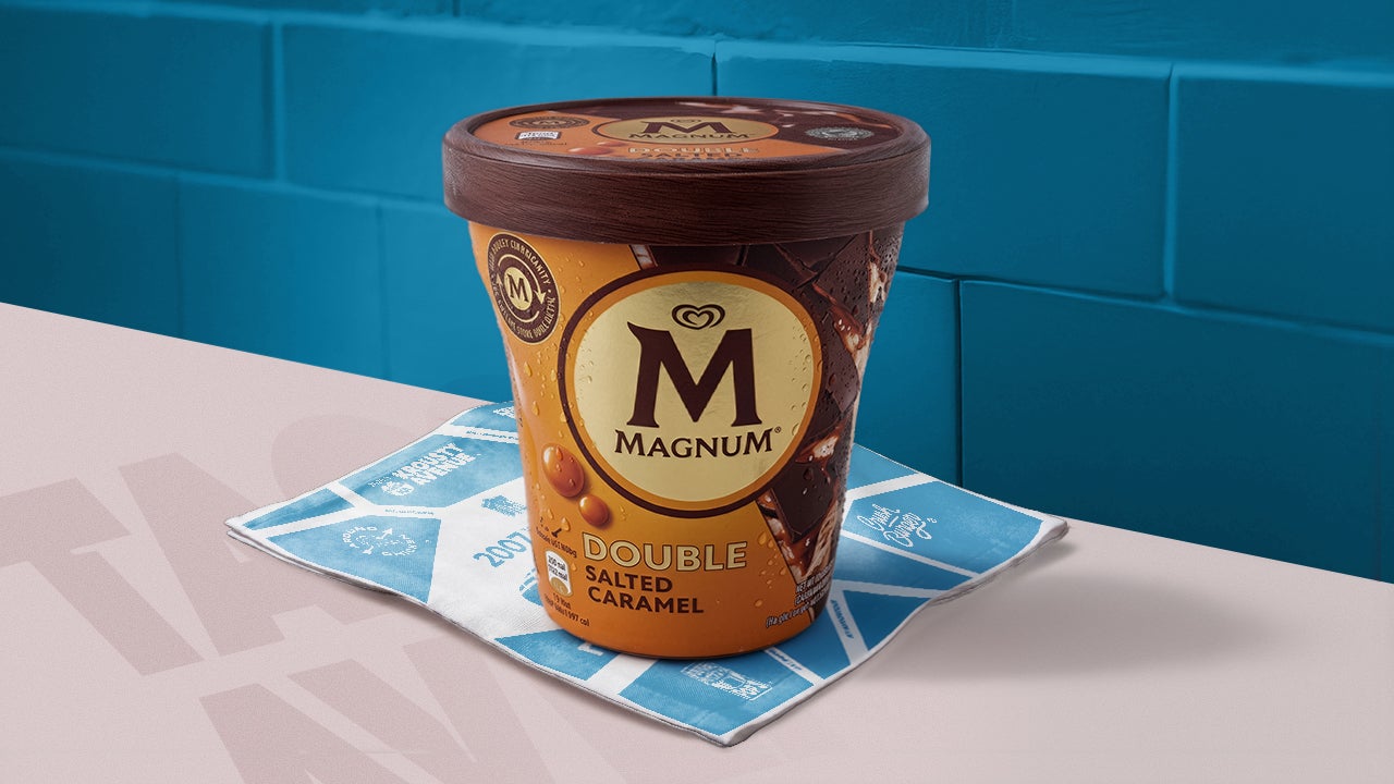 MAGNUM DOUBLE CARAMEL SALÉ 440ML