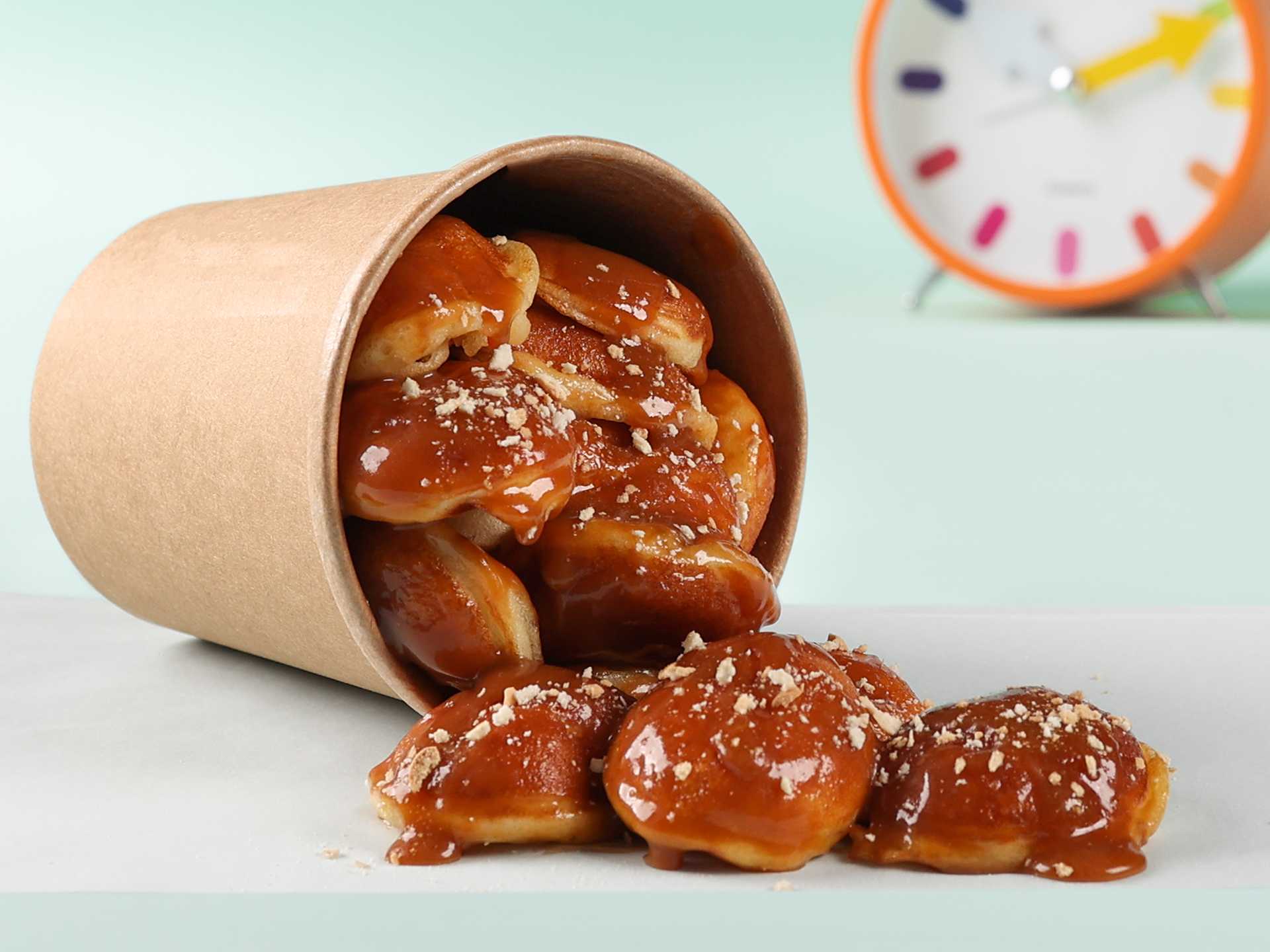 Mini Caramel Pancakes