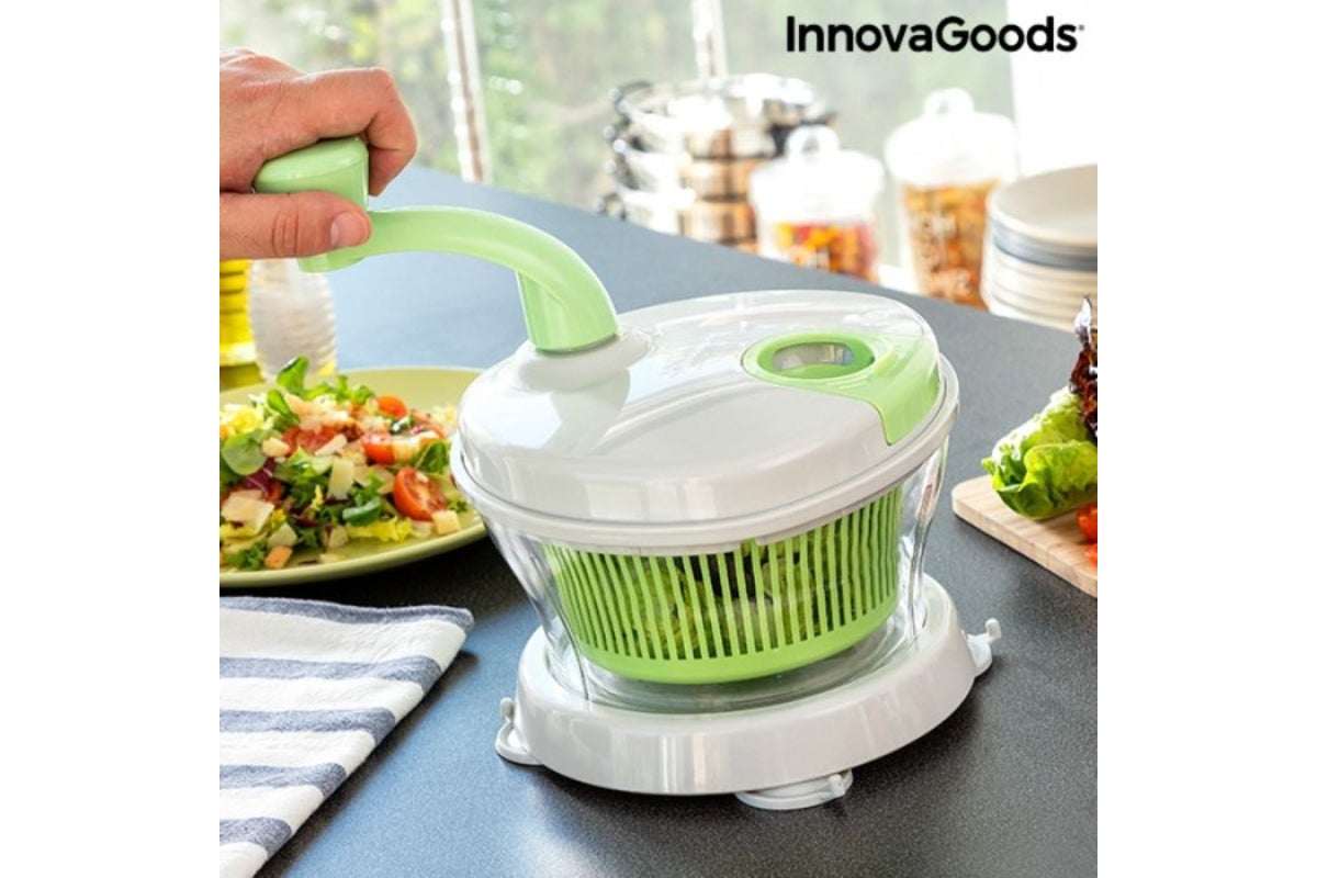 4-in-1 Manual Spinner, Chopper and Mixer with Accessories and Recipes Chopix InnovaGoods