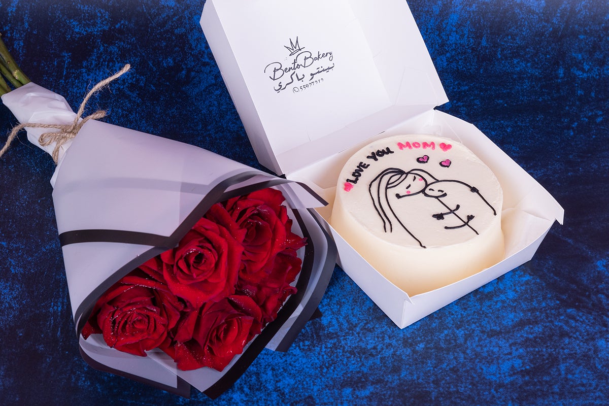 Thank U Mama With Roses