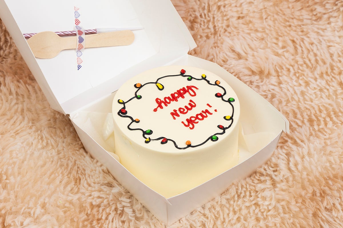 Bulbs Happy New Year Cake