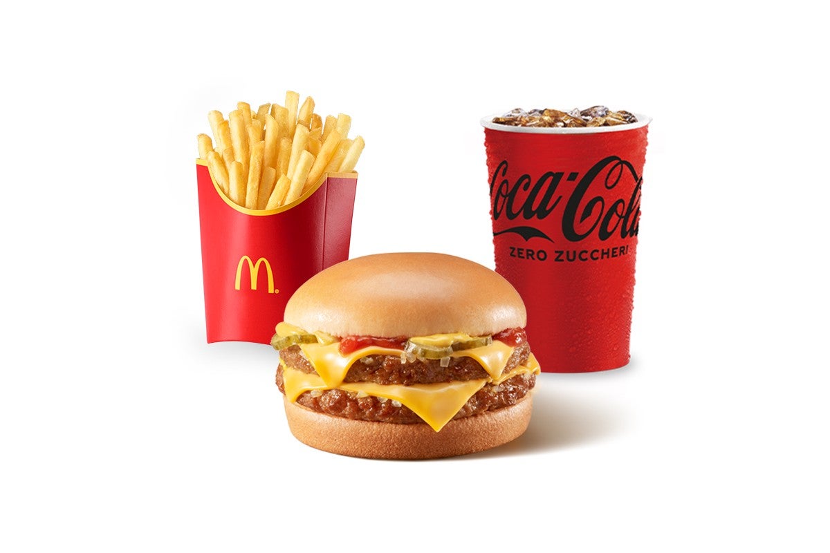 McMenu Double Cheeseburger