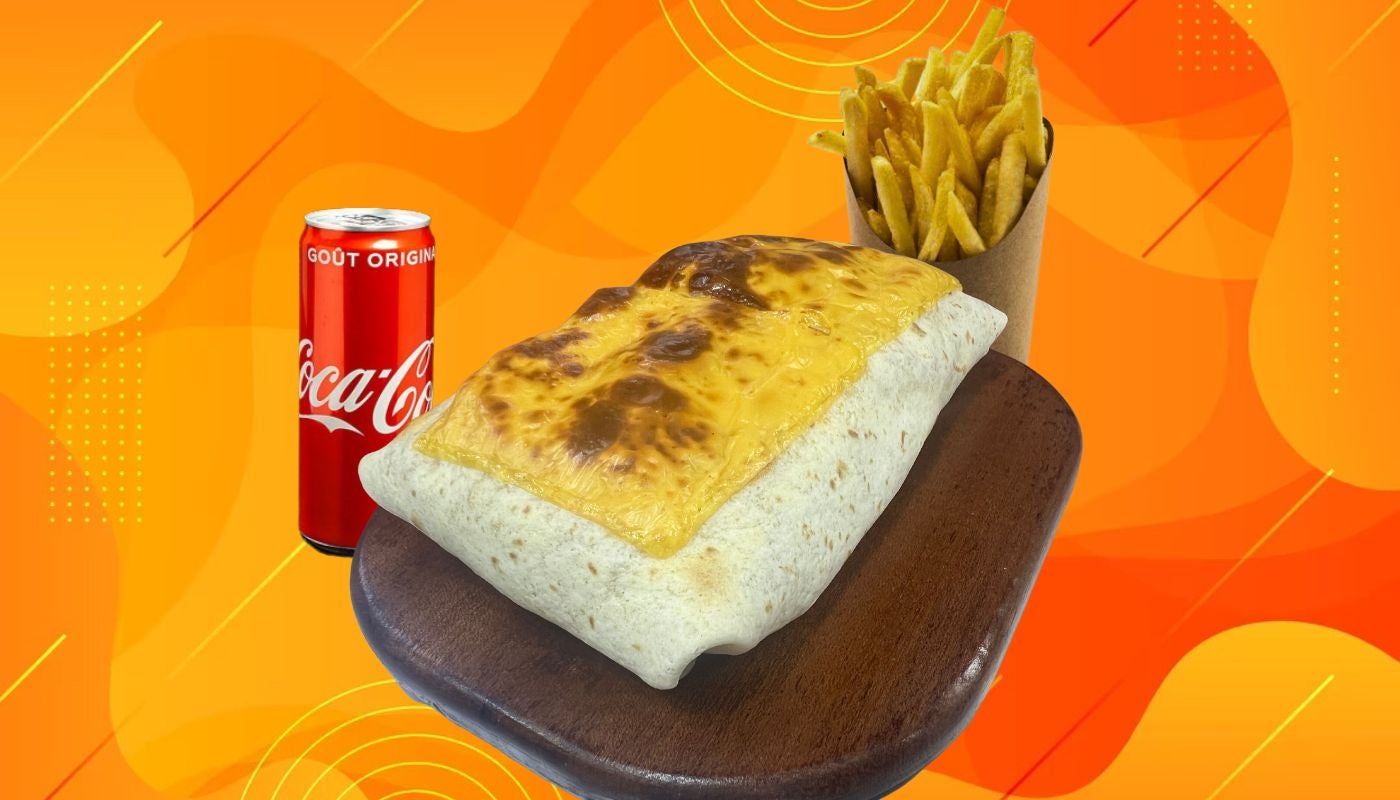 Menu Tacos gratiné au cheddar🟨🟨�