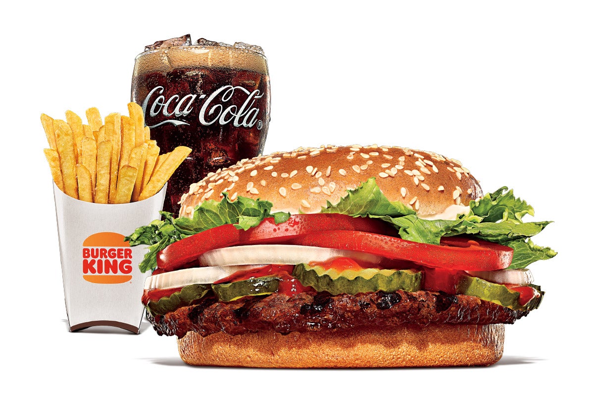 Plant Based Whopper Meal