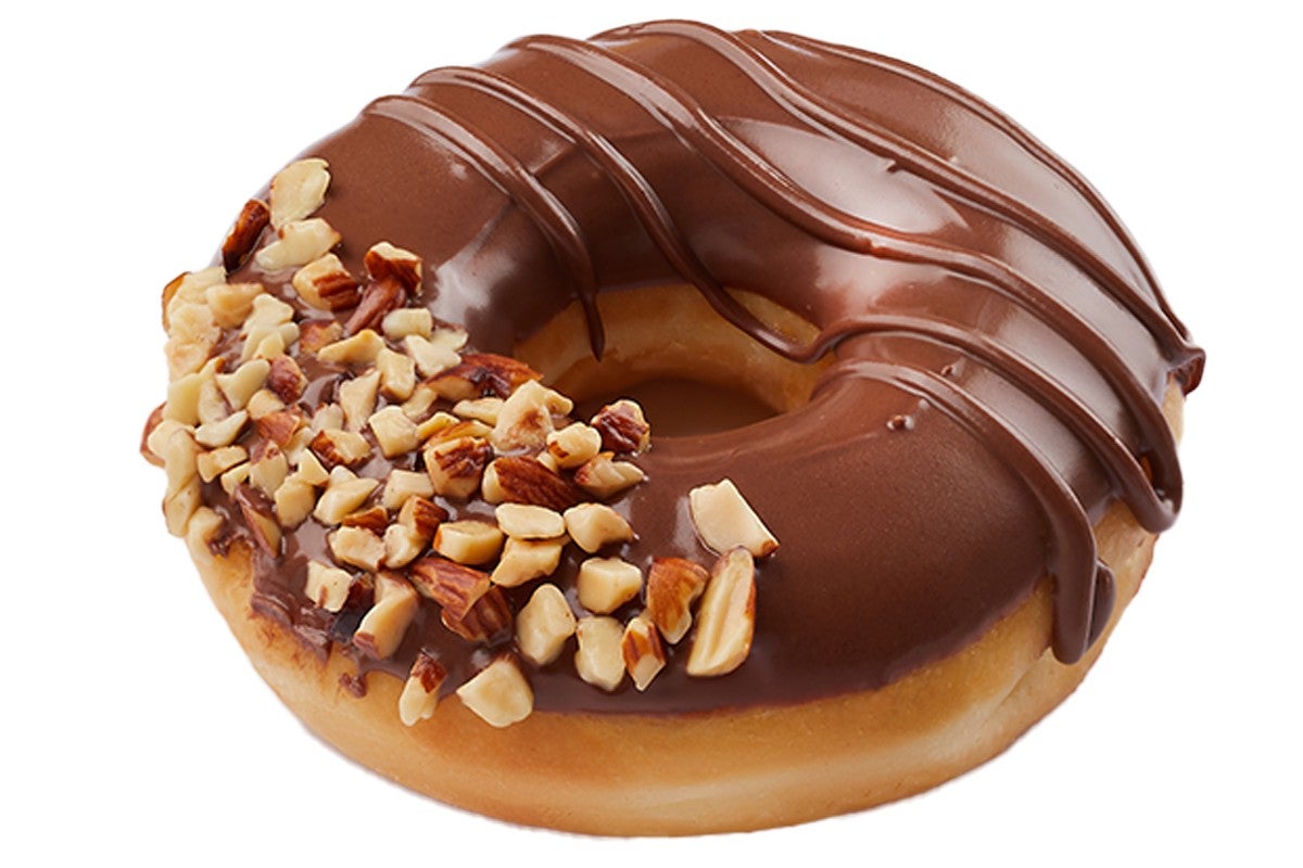 Nutty Cocoa Filled ring Doughnut