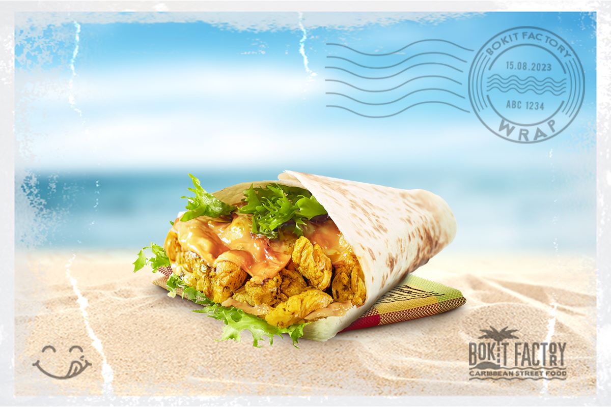 Wrap curry coco