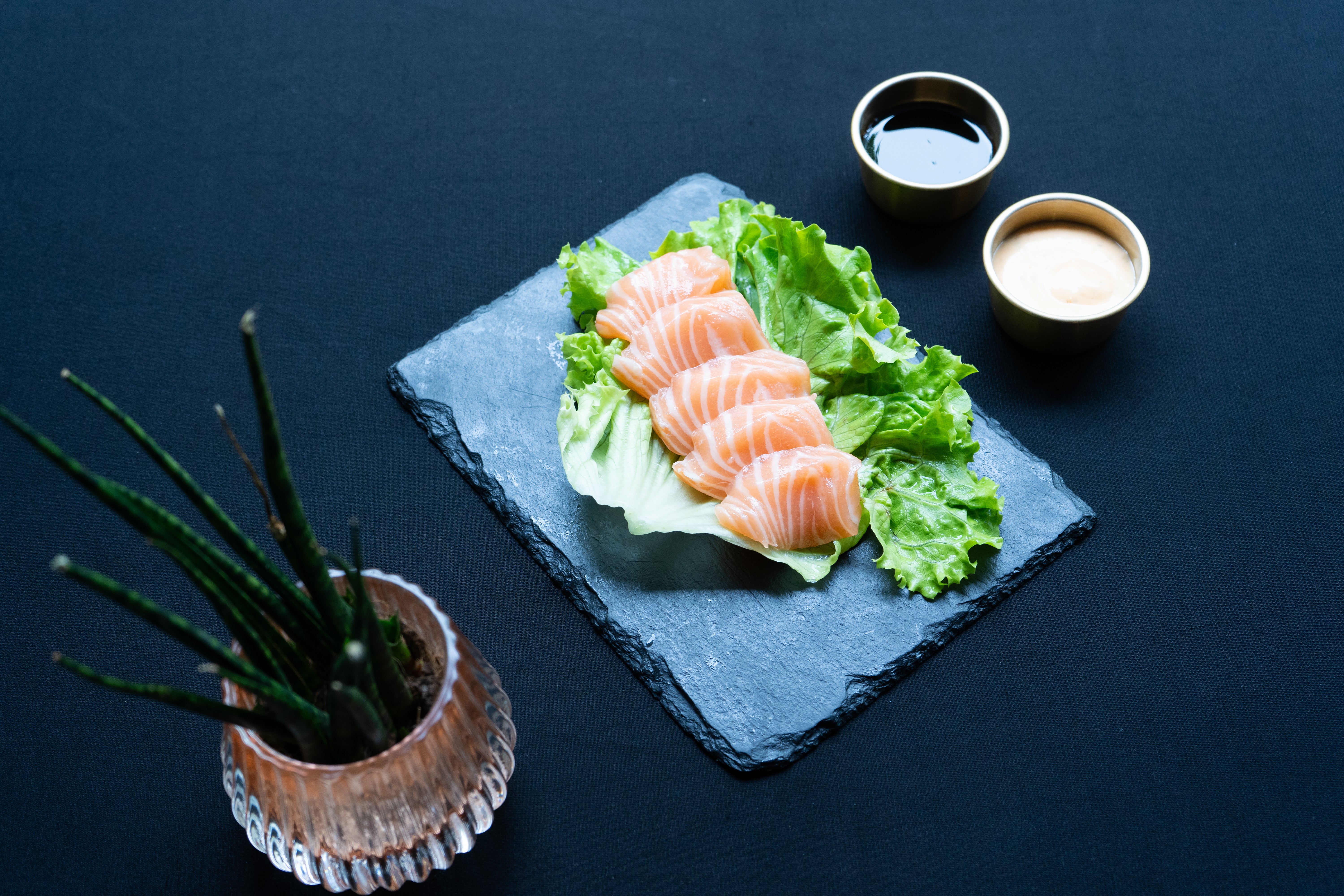 Sashimi saumon