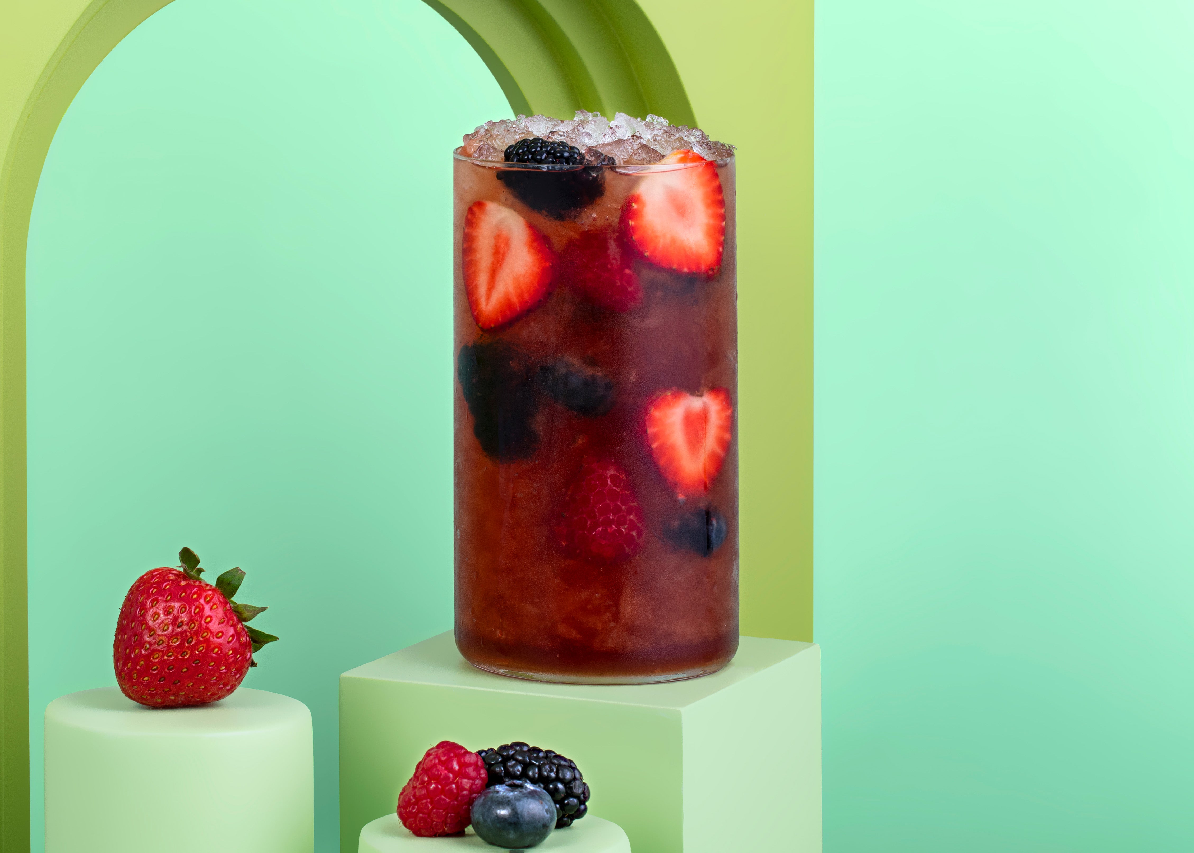Berries Iced Tea