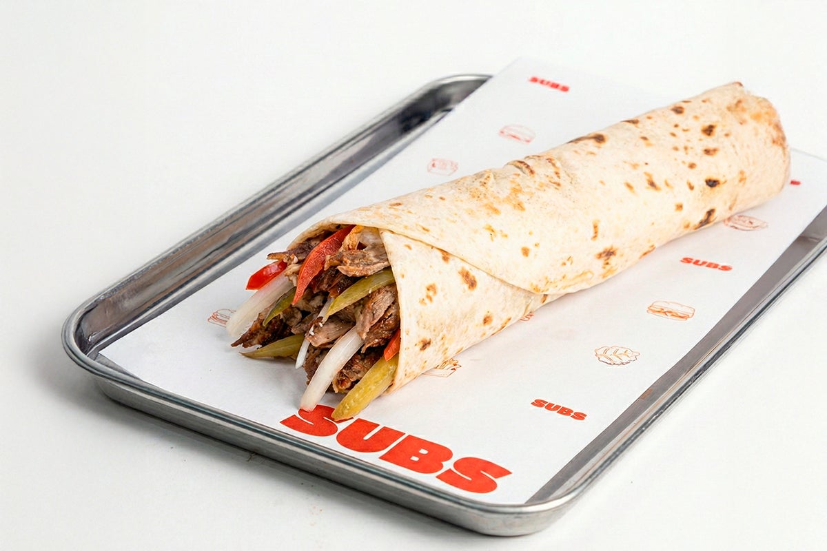 Meat Shawarma Saj Bread