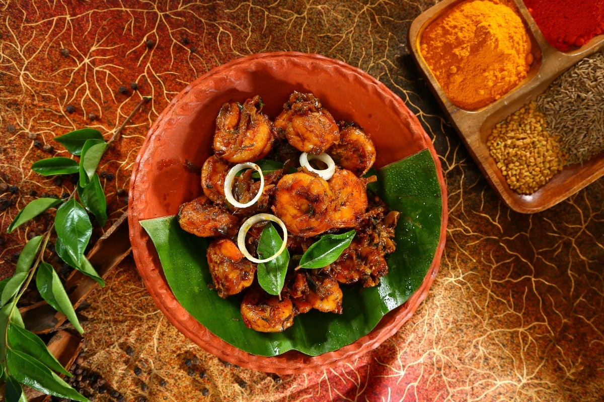 Chemmeen Porichath (Fried Shrimps)