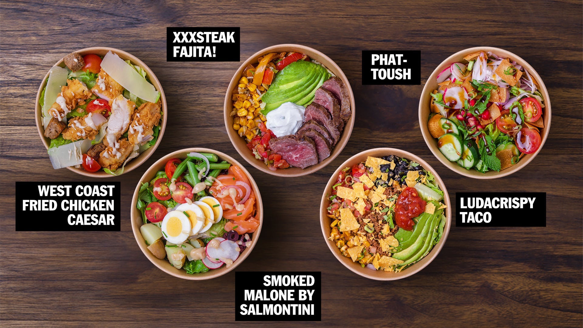 Go! Salad N' Wrap Build Your Own Masterpiece delivery from Downtown