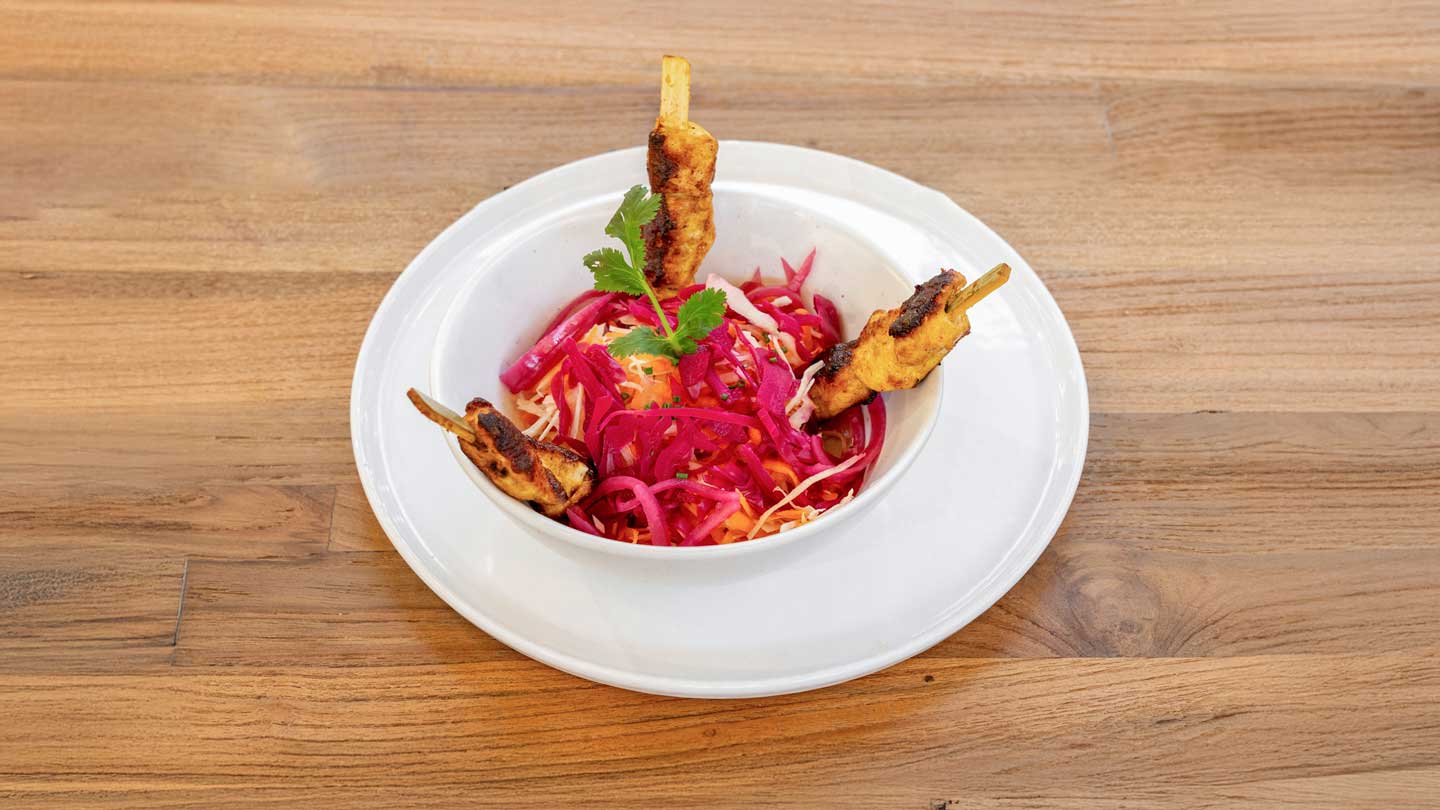 Brochettes de poulet chich taouk