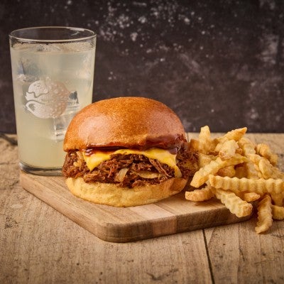 Texas Pulled Beef Burger (Menu)