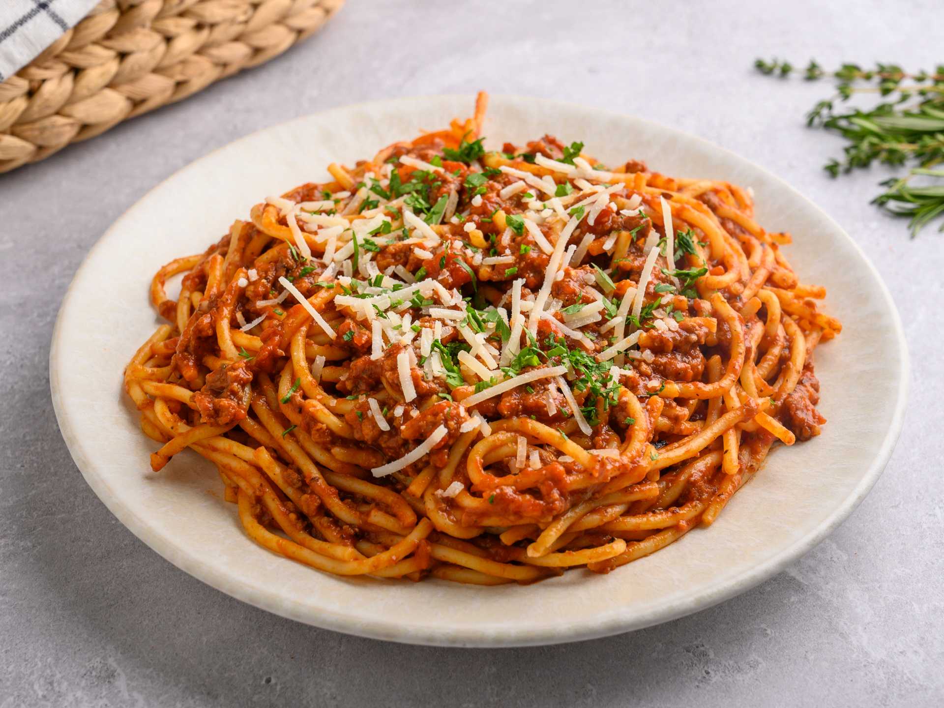 Beef Bolognese Pasta