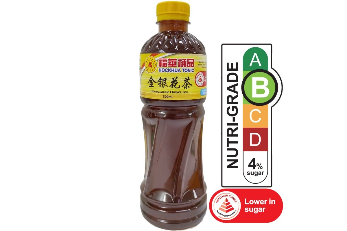 金银花凉茶 Hockhua Tonic Honeysuckle Flower Tea (500ml)