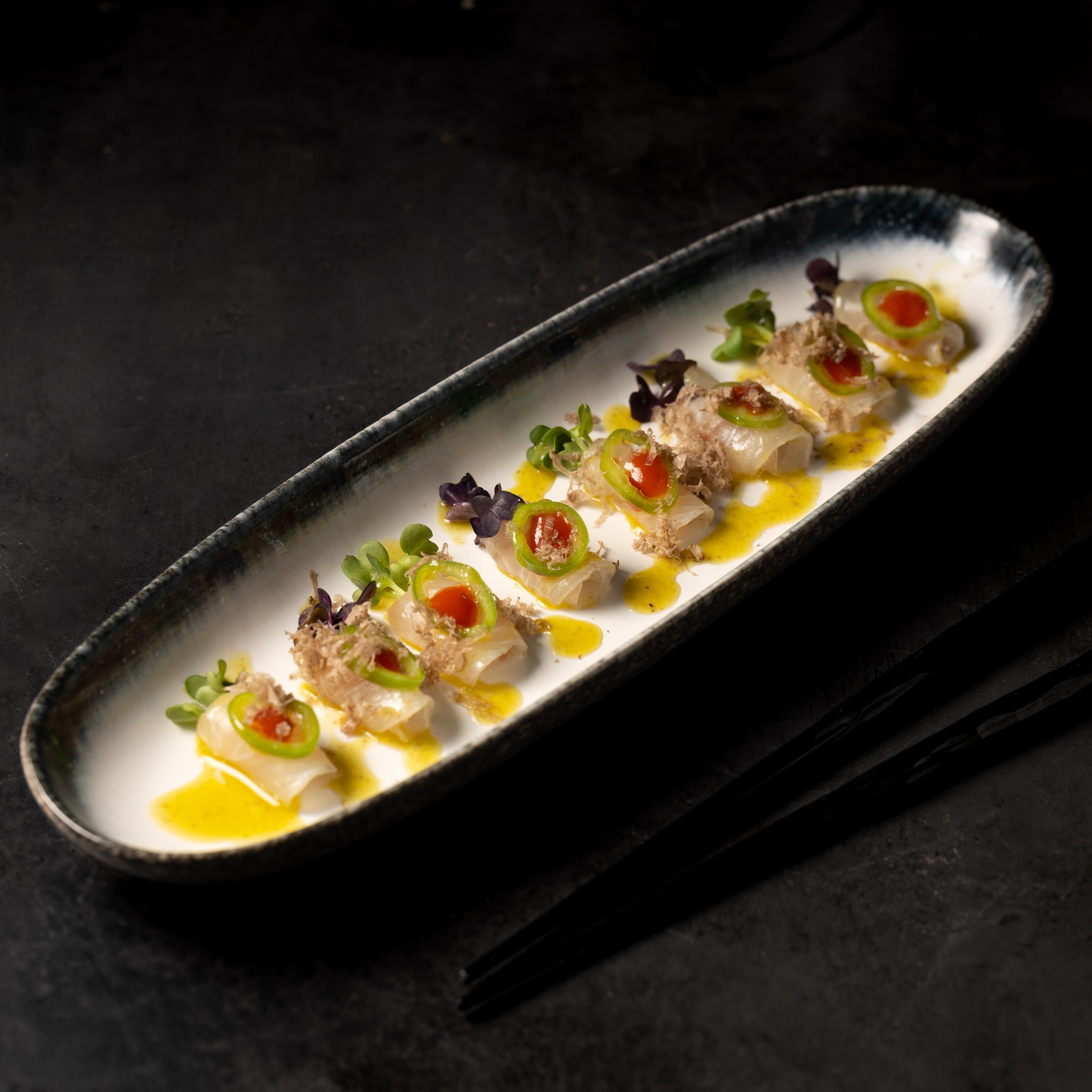 Sea Bream Truffle Sashimi