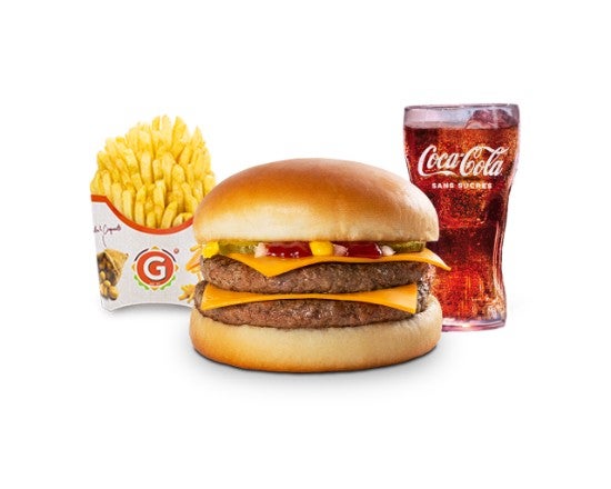 Menu Double Cheese *