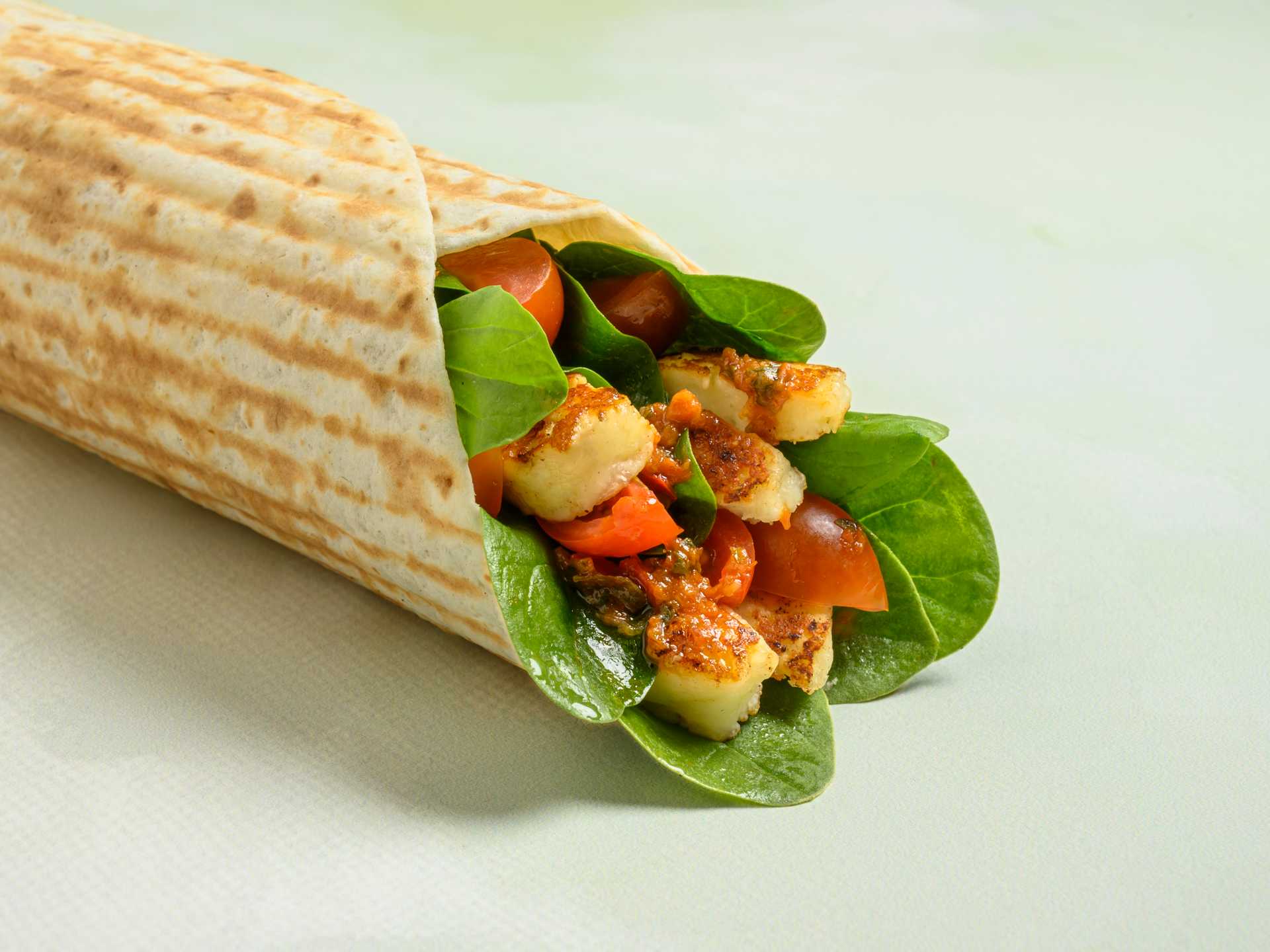 Chili Halloum Wrap