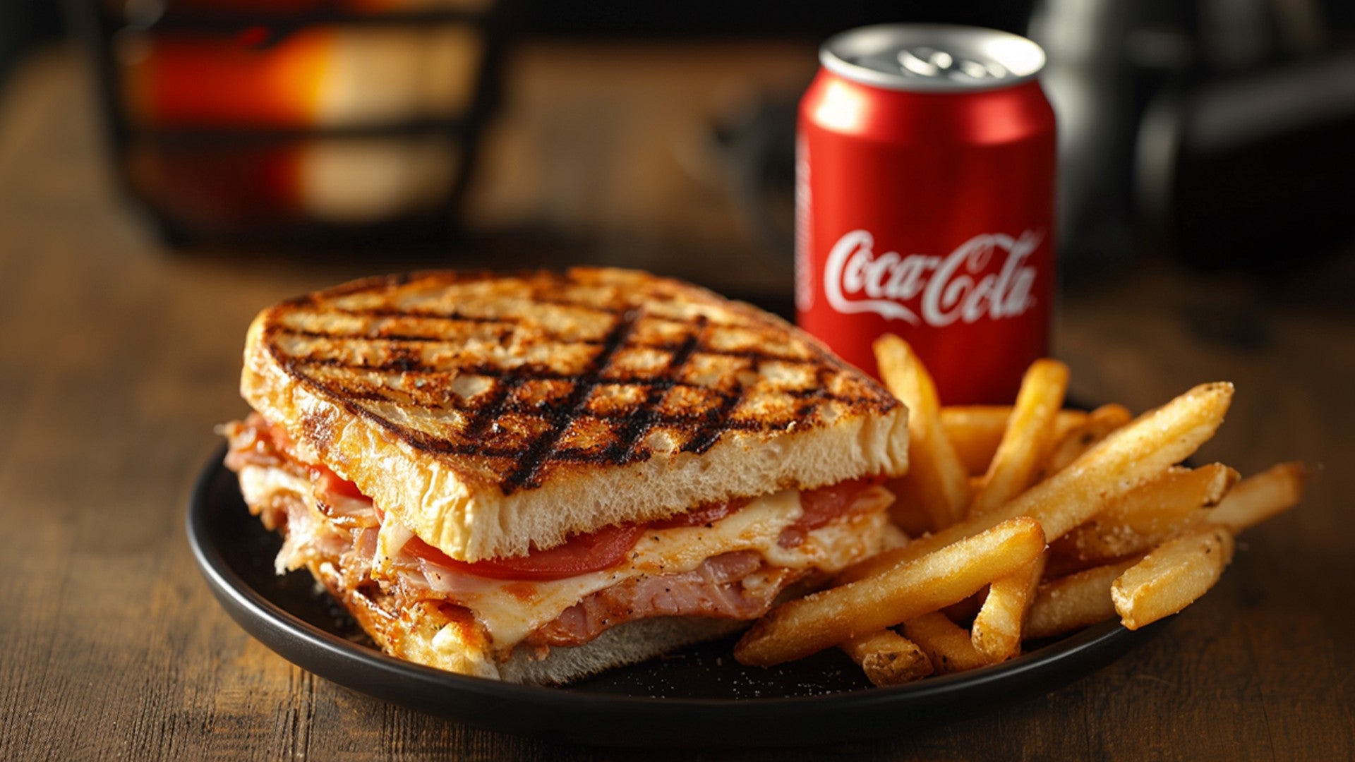 Menu panini jambon de dinde 🍅 🧀 🥓