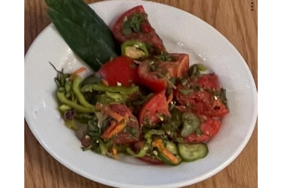 Marinated tomatoes