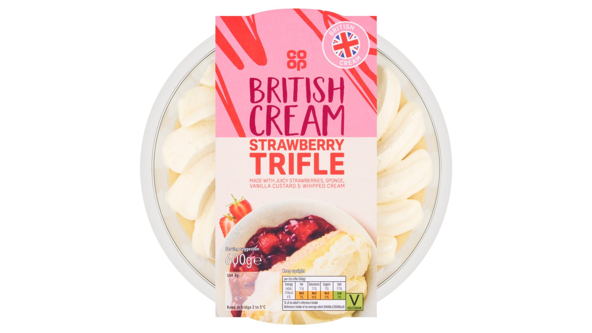 Co-op Strawberry Trifle 600G