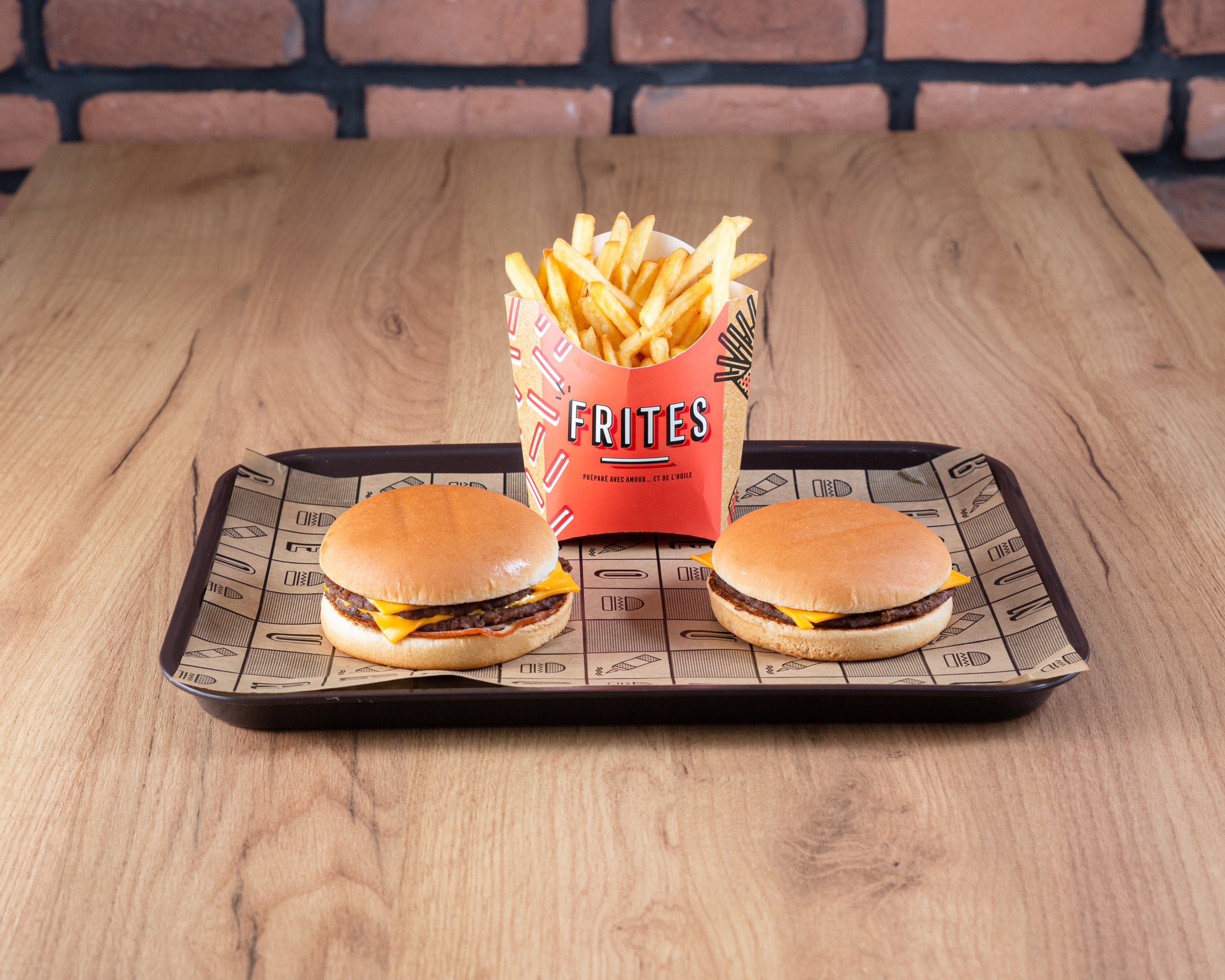 Menu B-2 burger