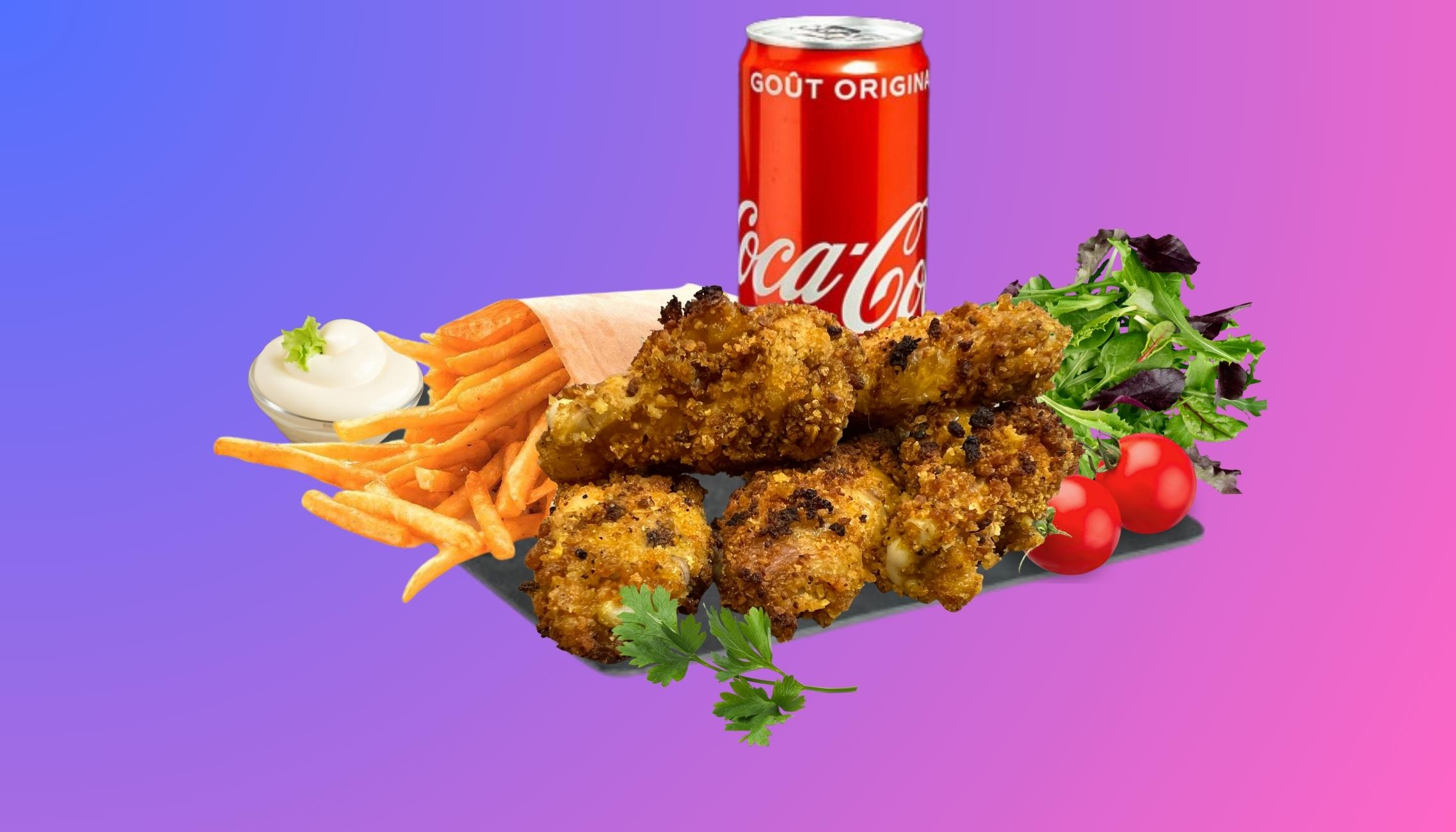 Menu solo chicken 🍗🍟🥤