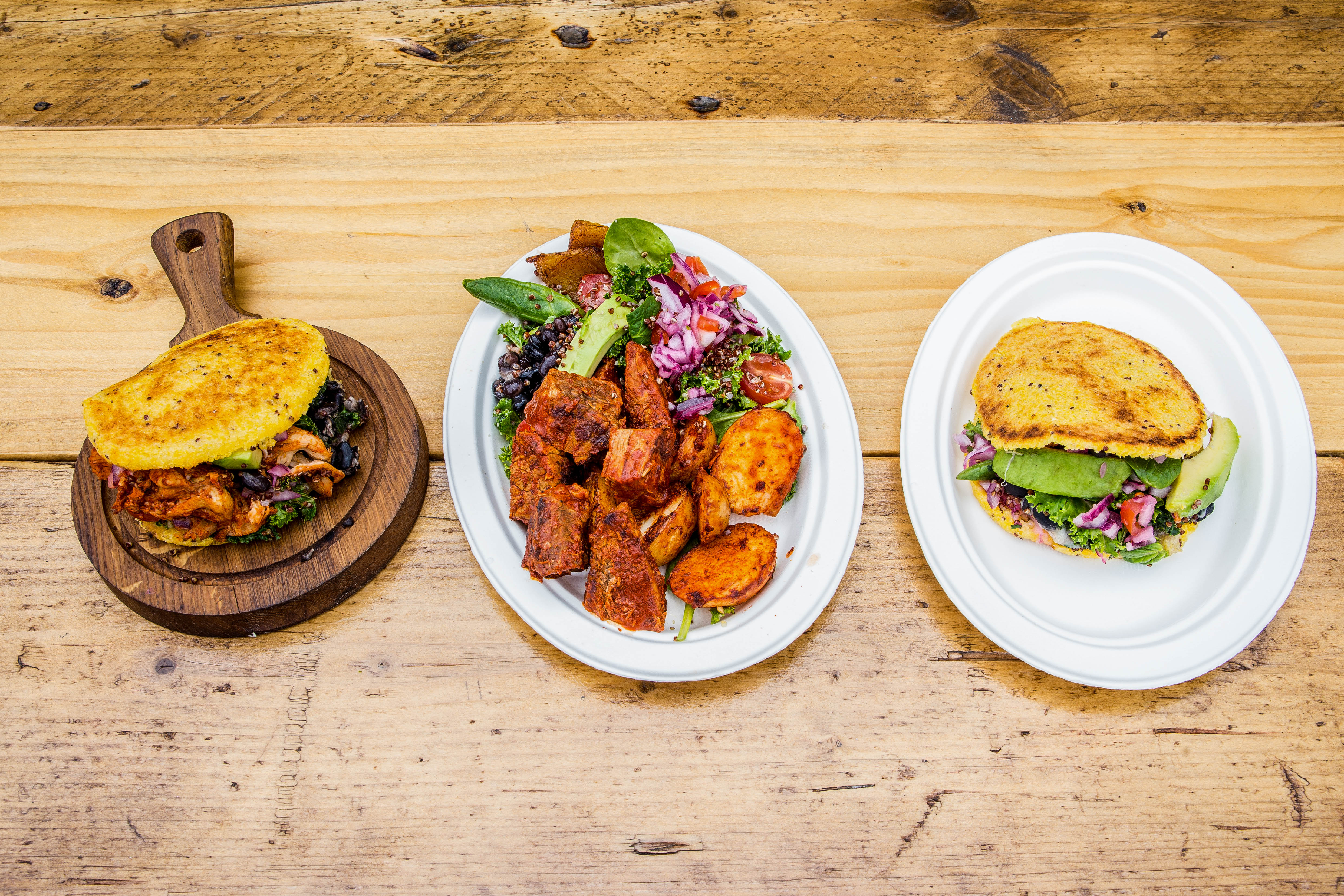 Quinoa Arepa Peruvian Food delivery from Camden Order with Deliveroo