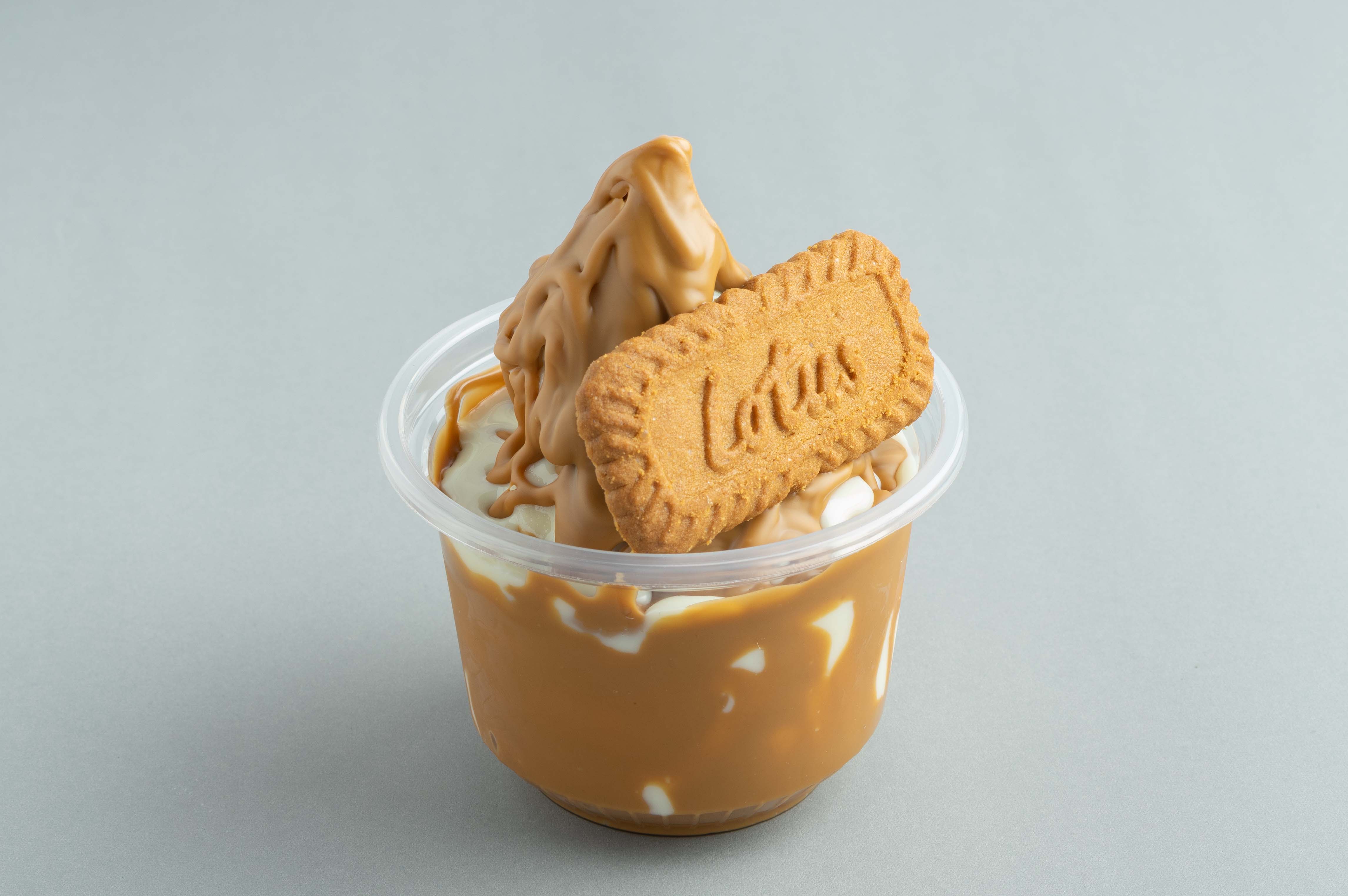 Lotus Topping Ice Cream