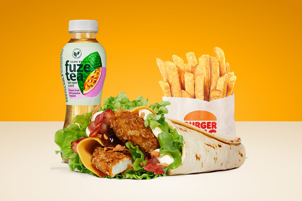 Wrap Chicken Cheese & Bacon