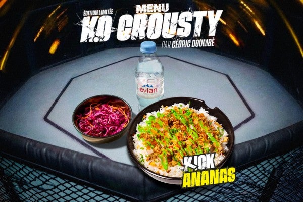 MENU K. O CROUSTY KICK ANANAS