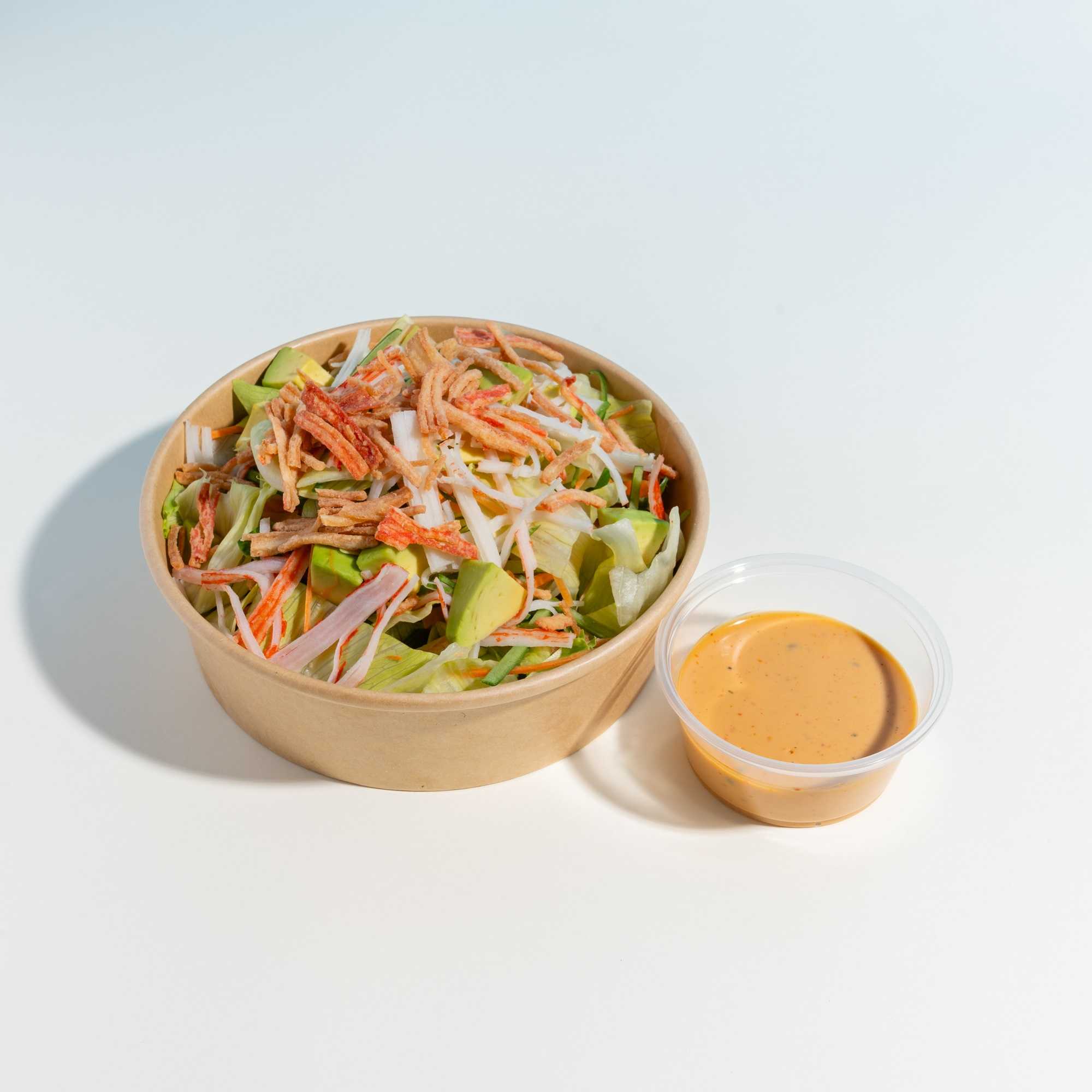 Crispy Crab Avocado Salad