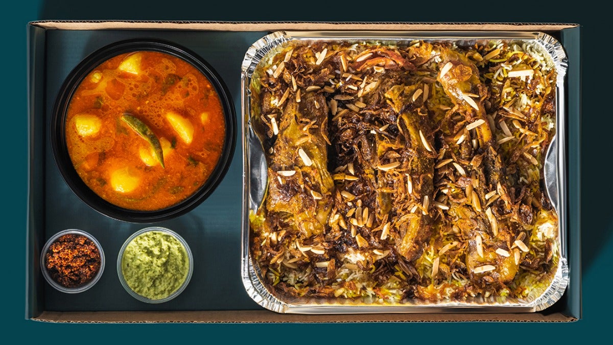 Arabic Meat Machboos for 2 people
