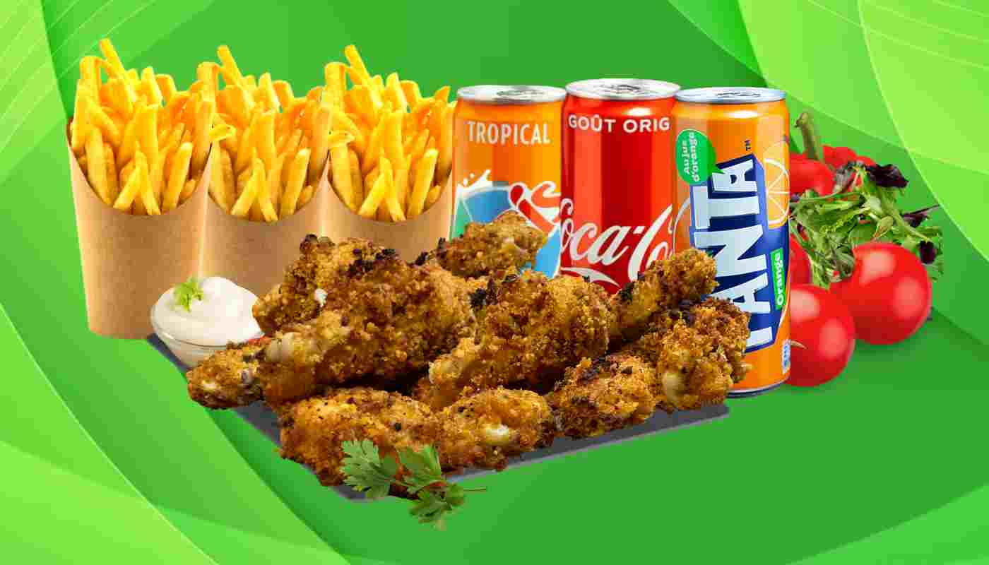 Menu - chicken wings family 👩‍👦‍👦 🍗 🍟�