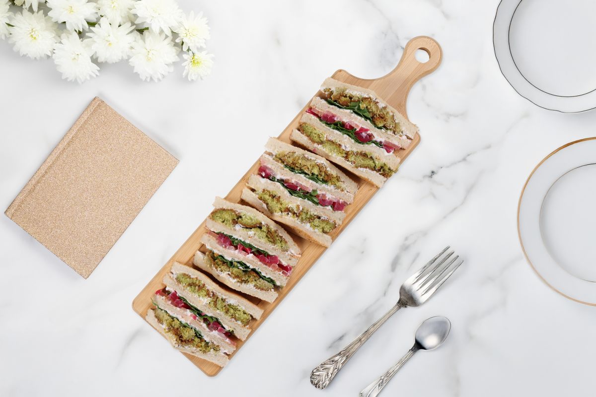 Falafil Club Sandwich