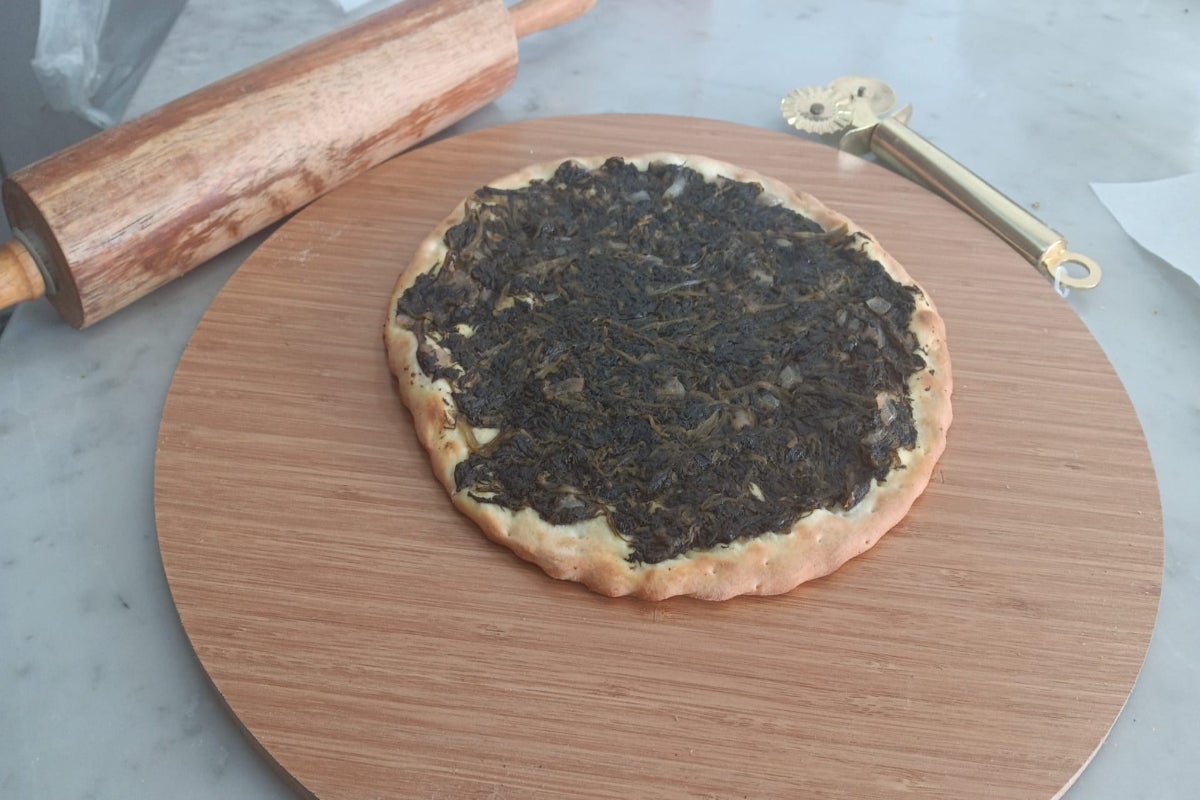 Spinach Manoushe