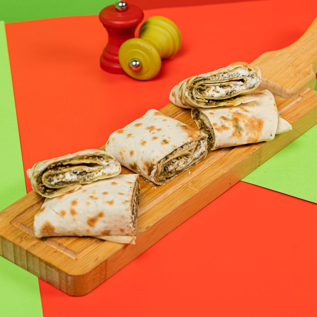 Za'atar with Labneh Wrap