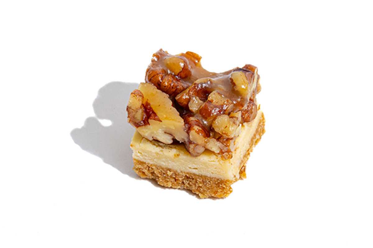 Pecan cheesecake