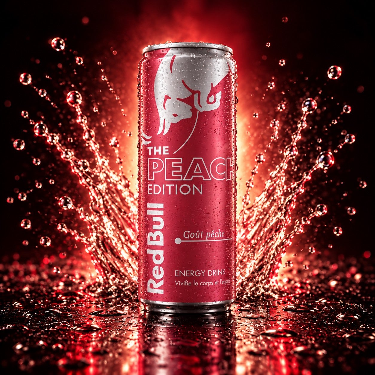 Red Bull Peach Edition – Pêche Blanche⚡