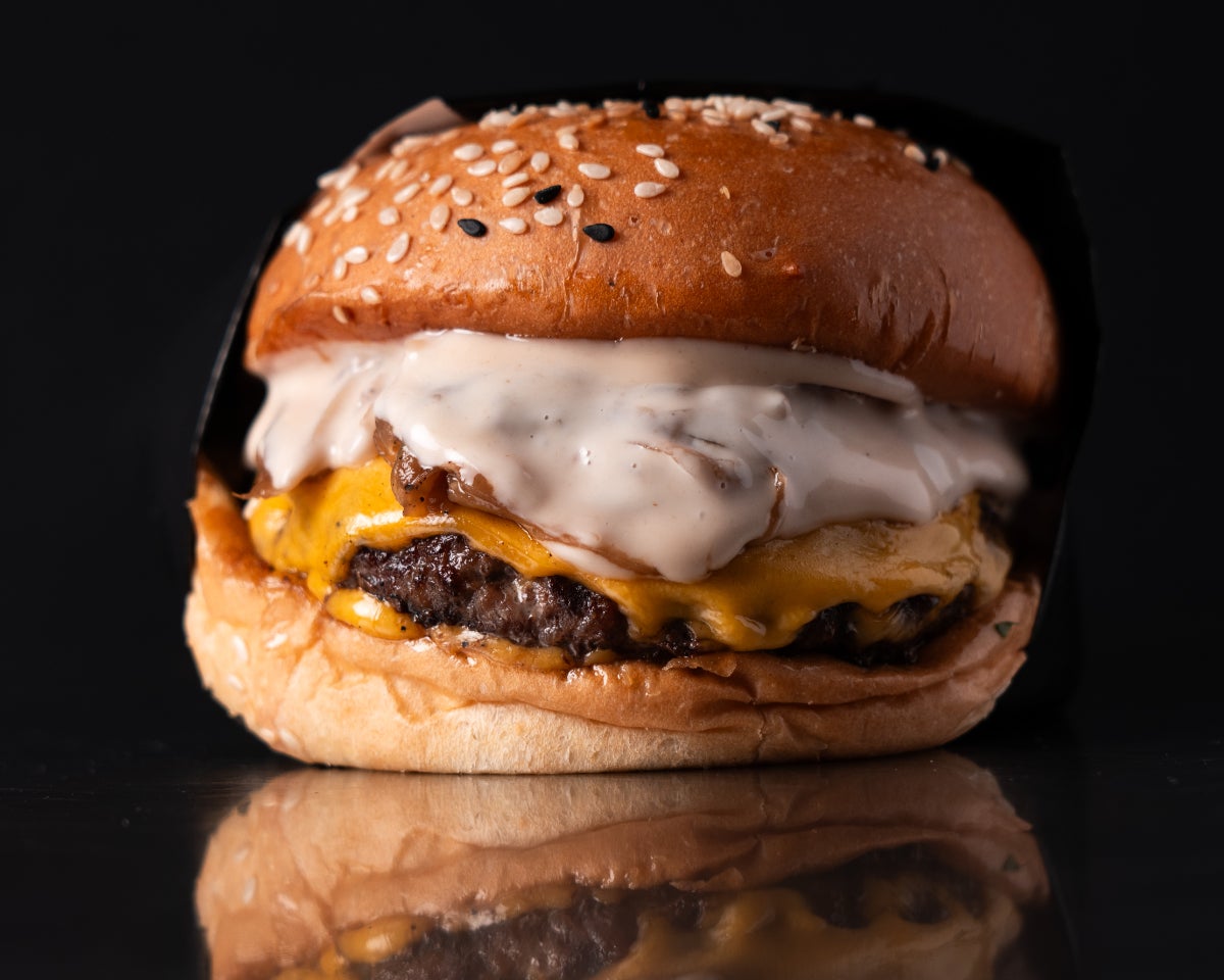 Caramelized Onion Burger