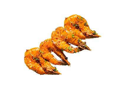 4 Pcs Monster Grilled Shrimp