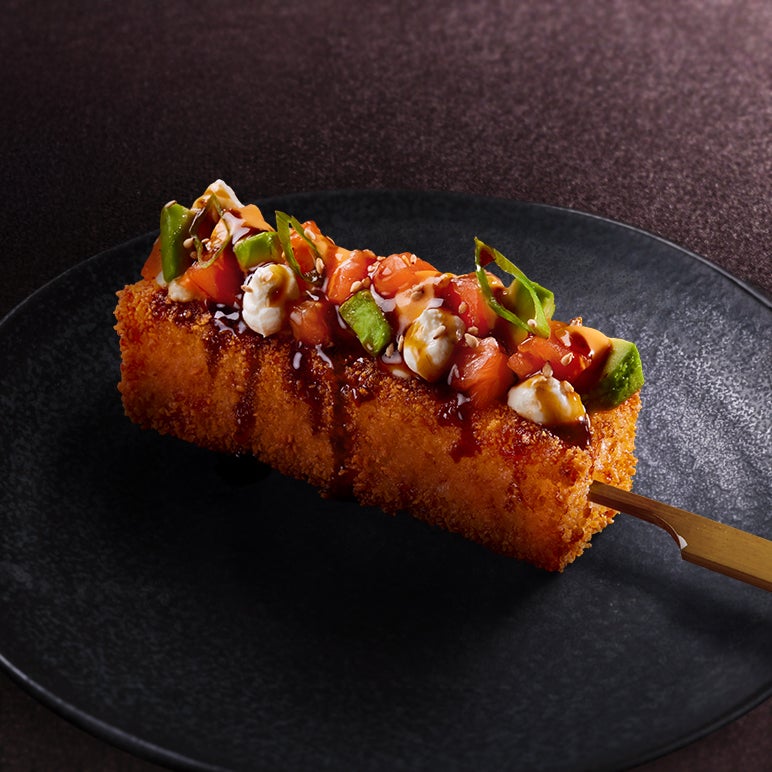 Corn dog saumon