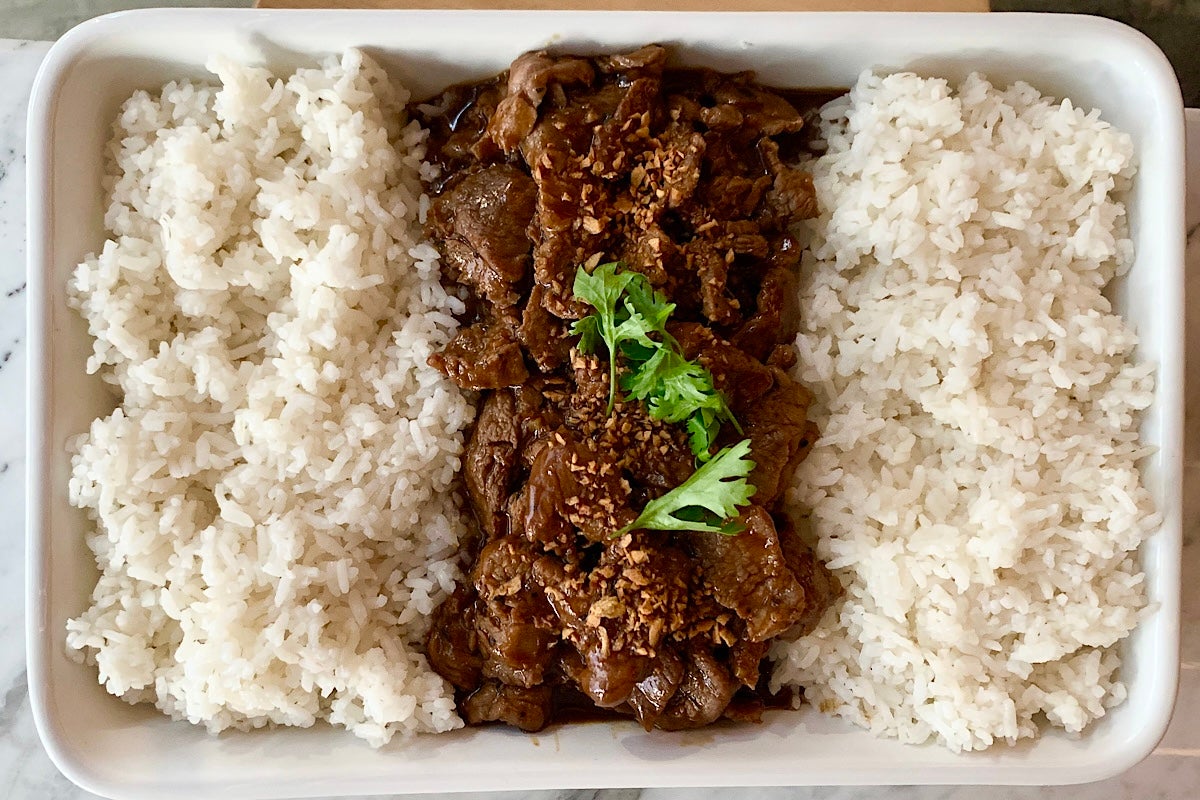 Beef/chicken garic