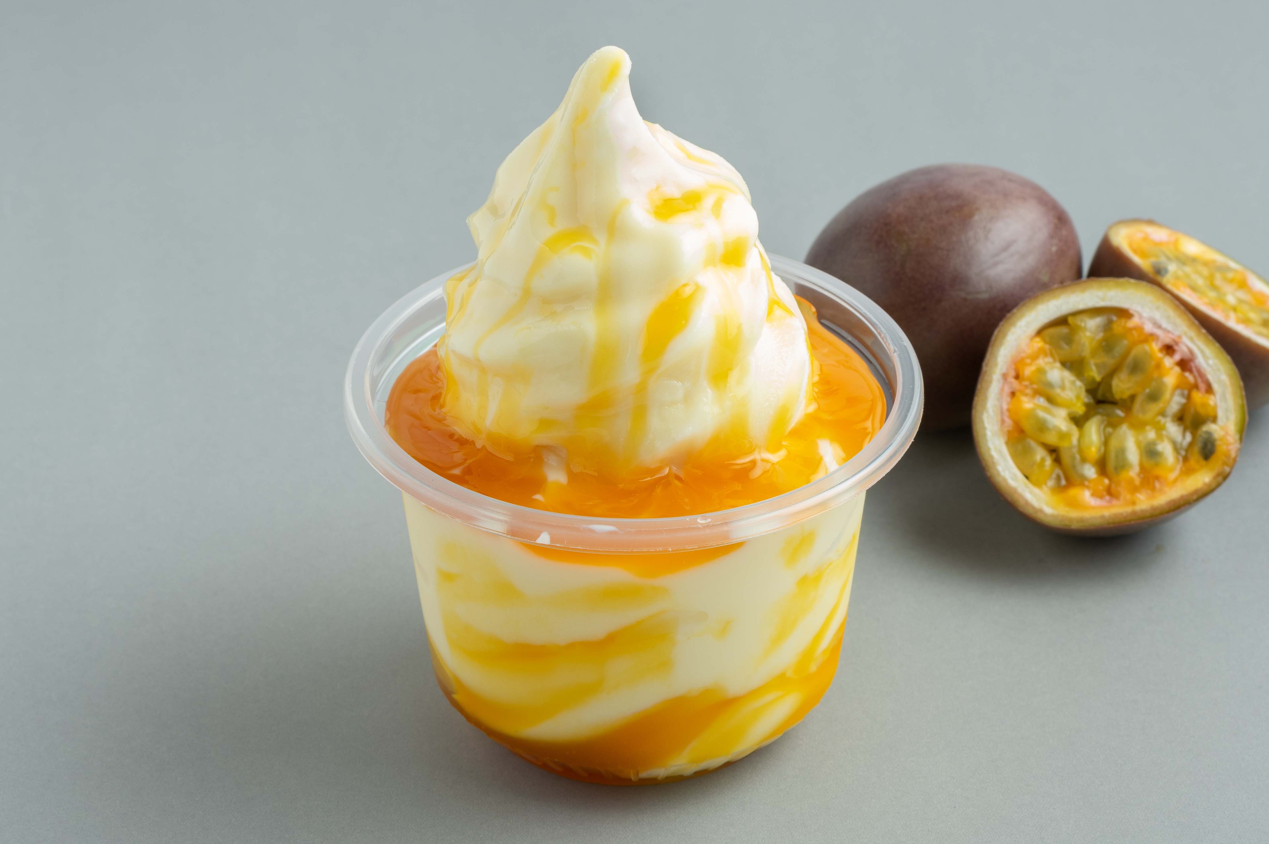 Passion Fruit Topping Puree Ice Cream