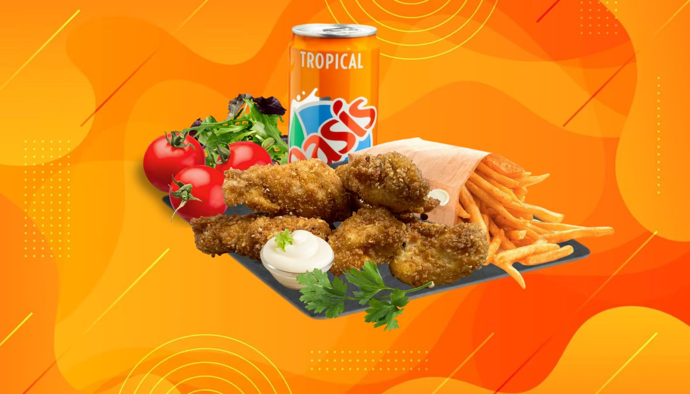 🔥 Menu bucket 10 tenders ® 🍗🍟🥤