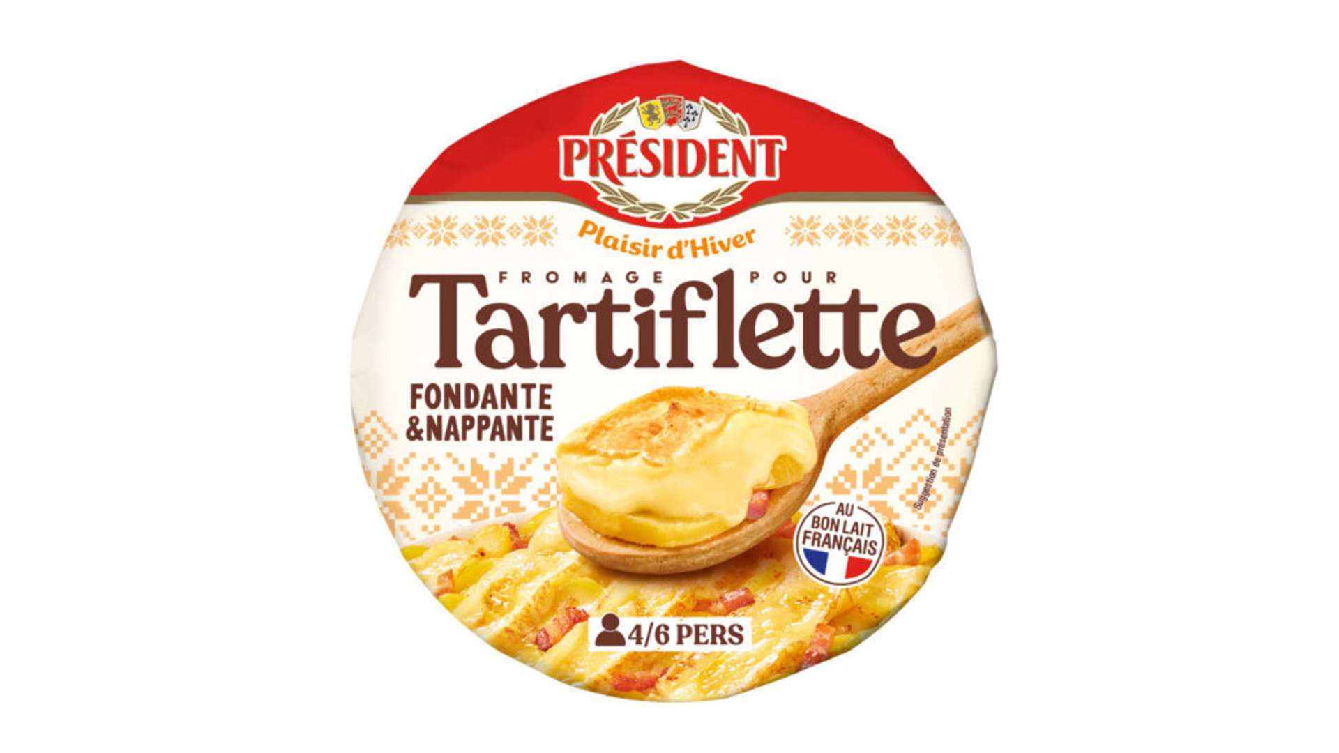 President Fromage tartiflette Le paquet de 480g