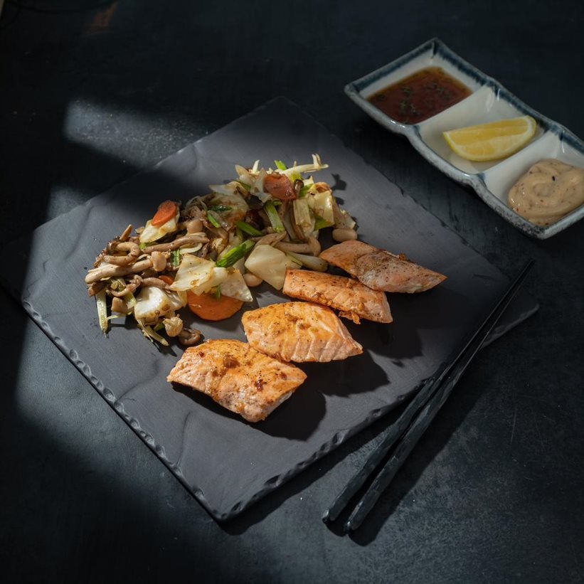 Salmon Teppanyaki