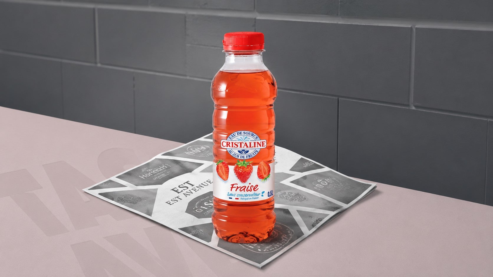 Cristaline Fraise 50cl