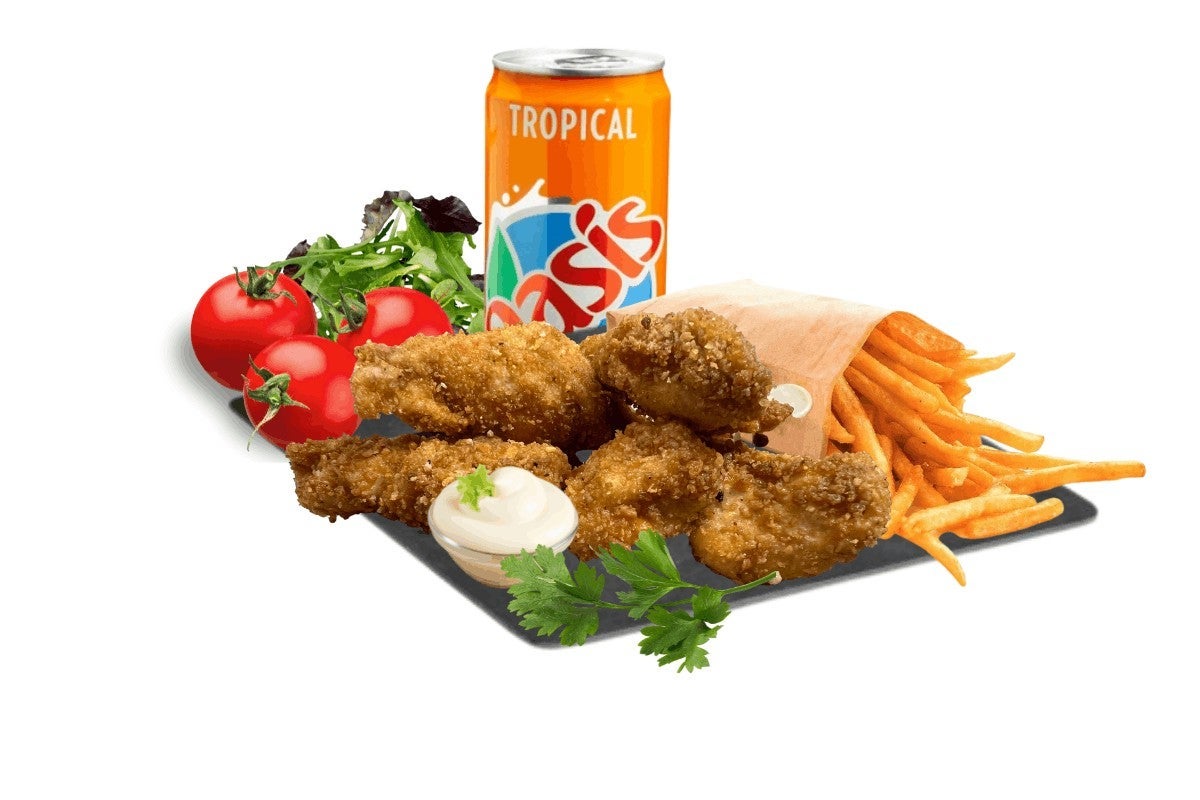 Menu - Bucket 10 Tenders ® 🍗🍟🍟 🥤🥤