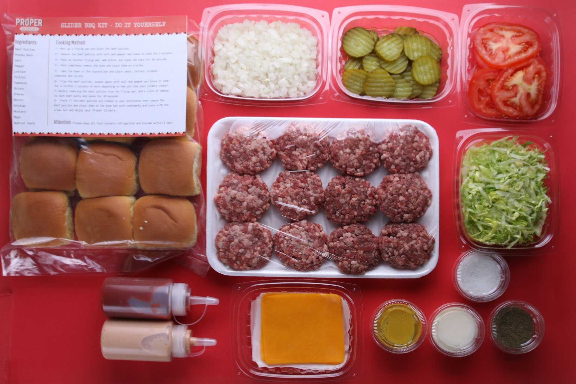 Slider BBQ Kit For 12